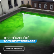 Test d’étanchéité toiture et terrasse